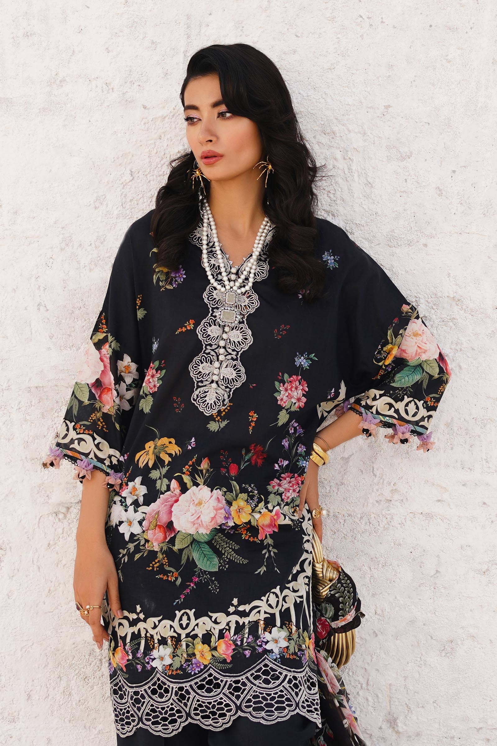 Sana Safinaz | Muzlin Spring 24 | M241-012B-CI - Waniyas