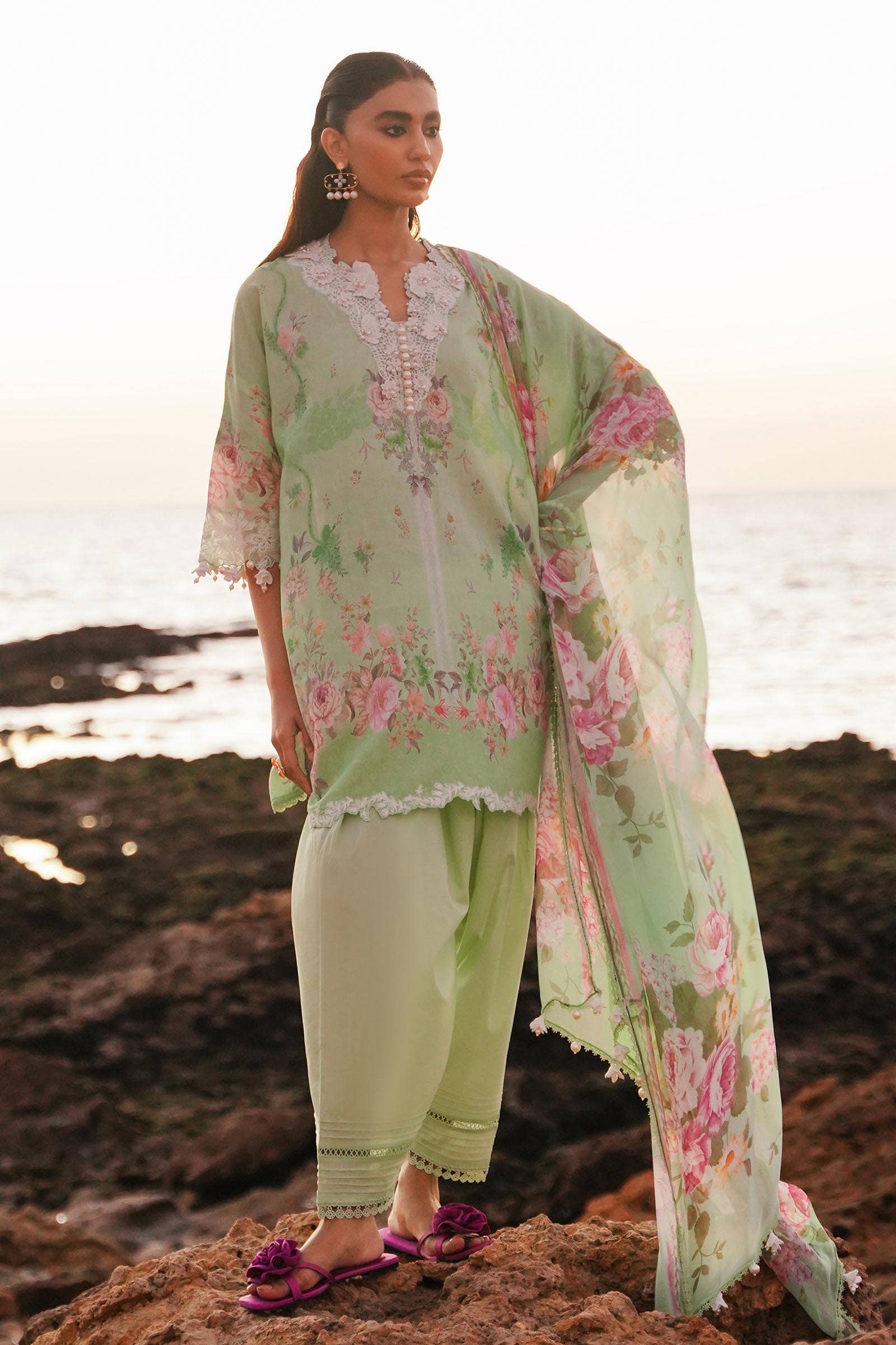 Sana Safinaz | Muzlin Spring 24 | M241-013B-CI - Waniyas