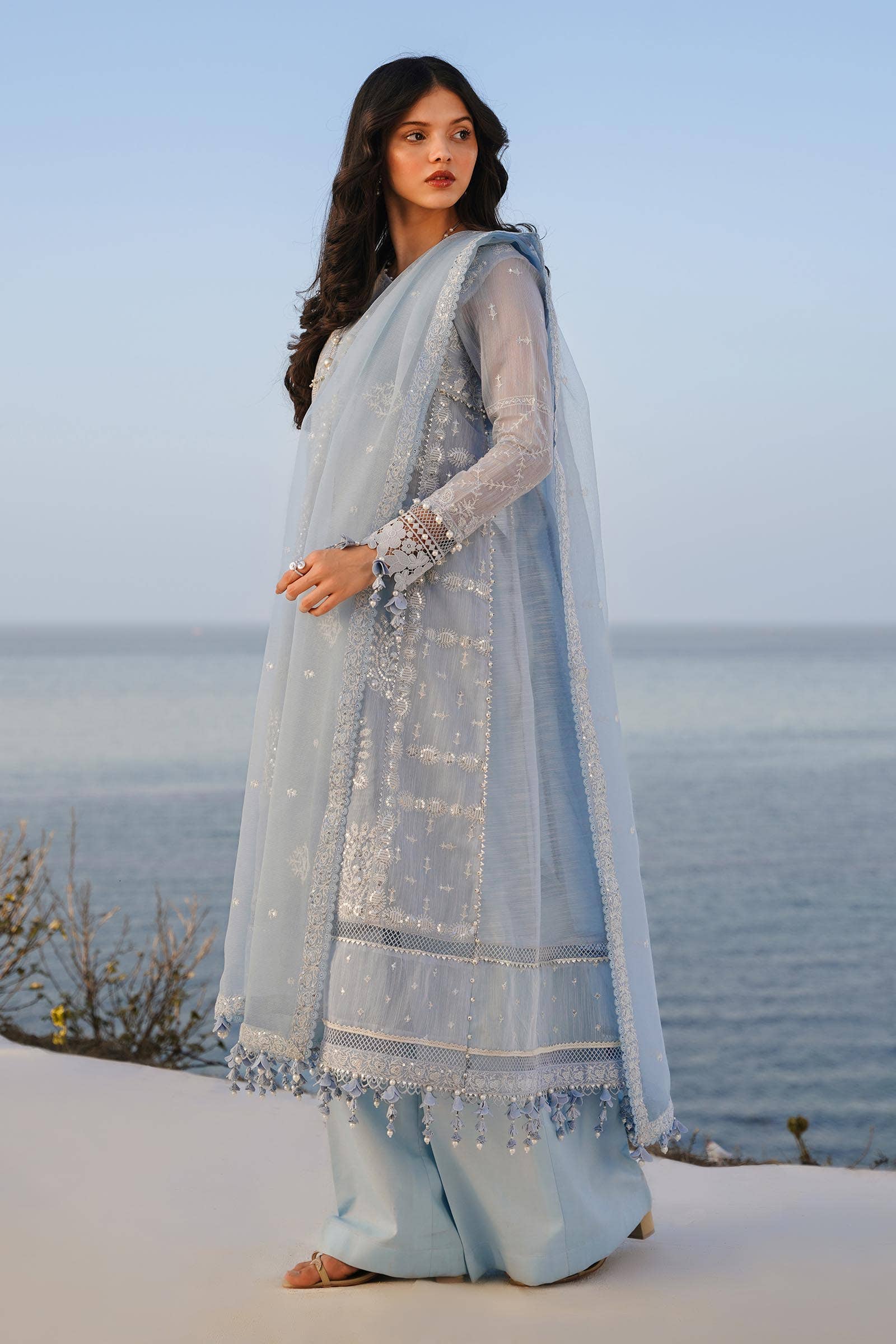 Sana Safinaz | Muzlin Spring 24 | M241-014B-CX - Waniyas