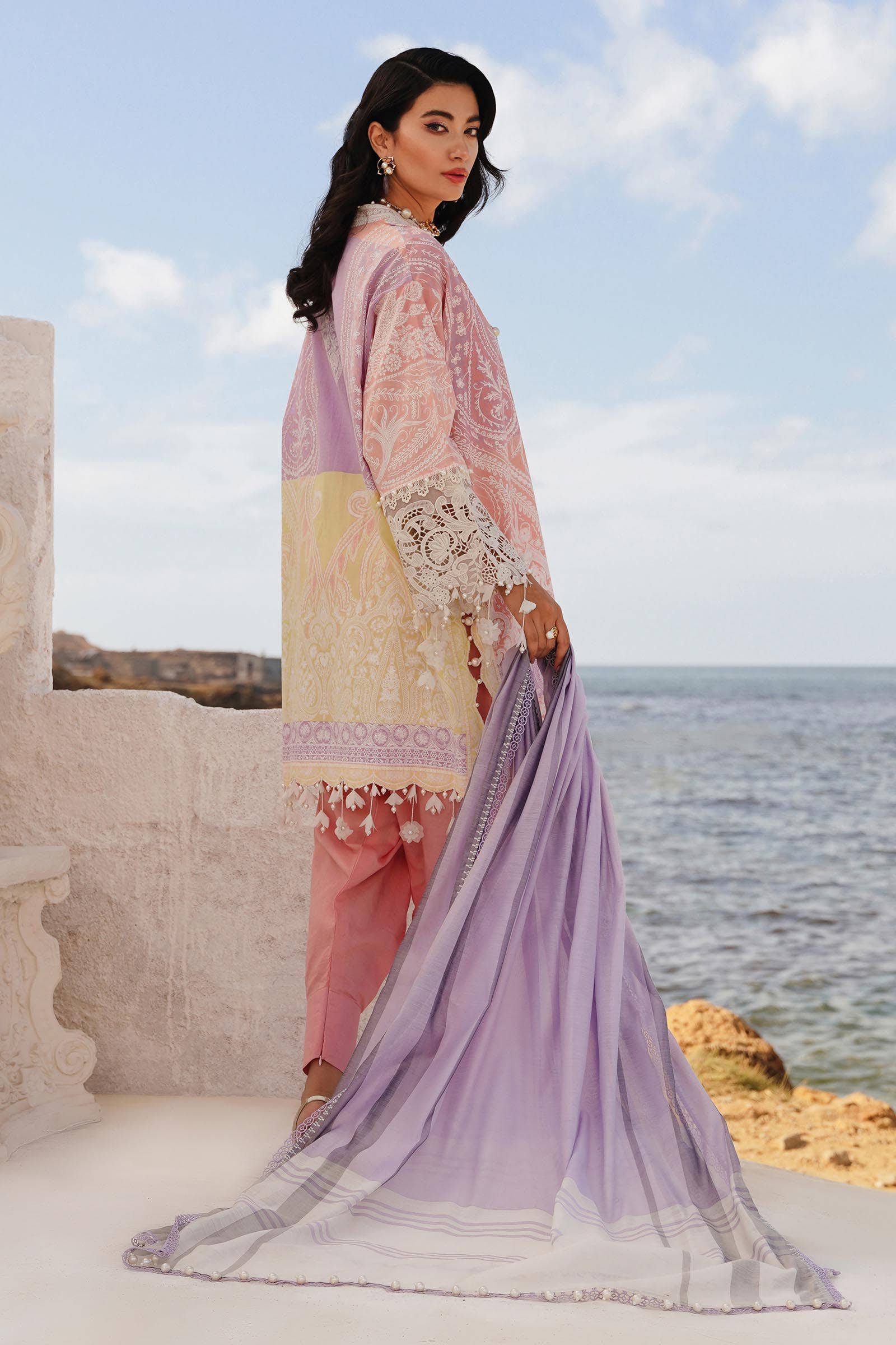 Sana Safinaz | Muzlin Spring 24 | M241-015A-DG - Waniyas