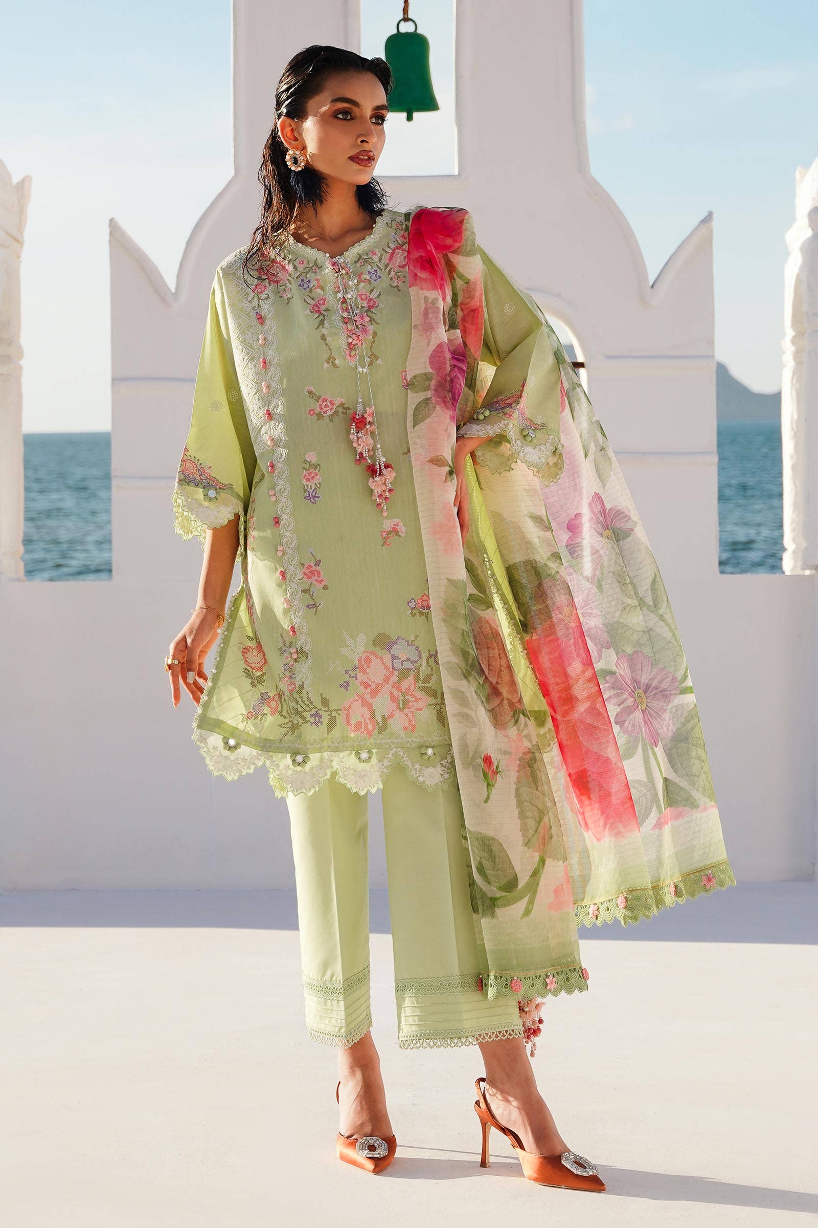 Sana Safinaz | Muzlin Spring 24 | M241-016B-CL - Waniyas