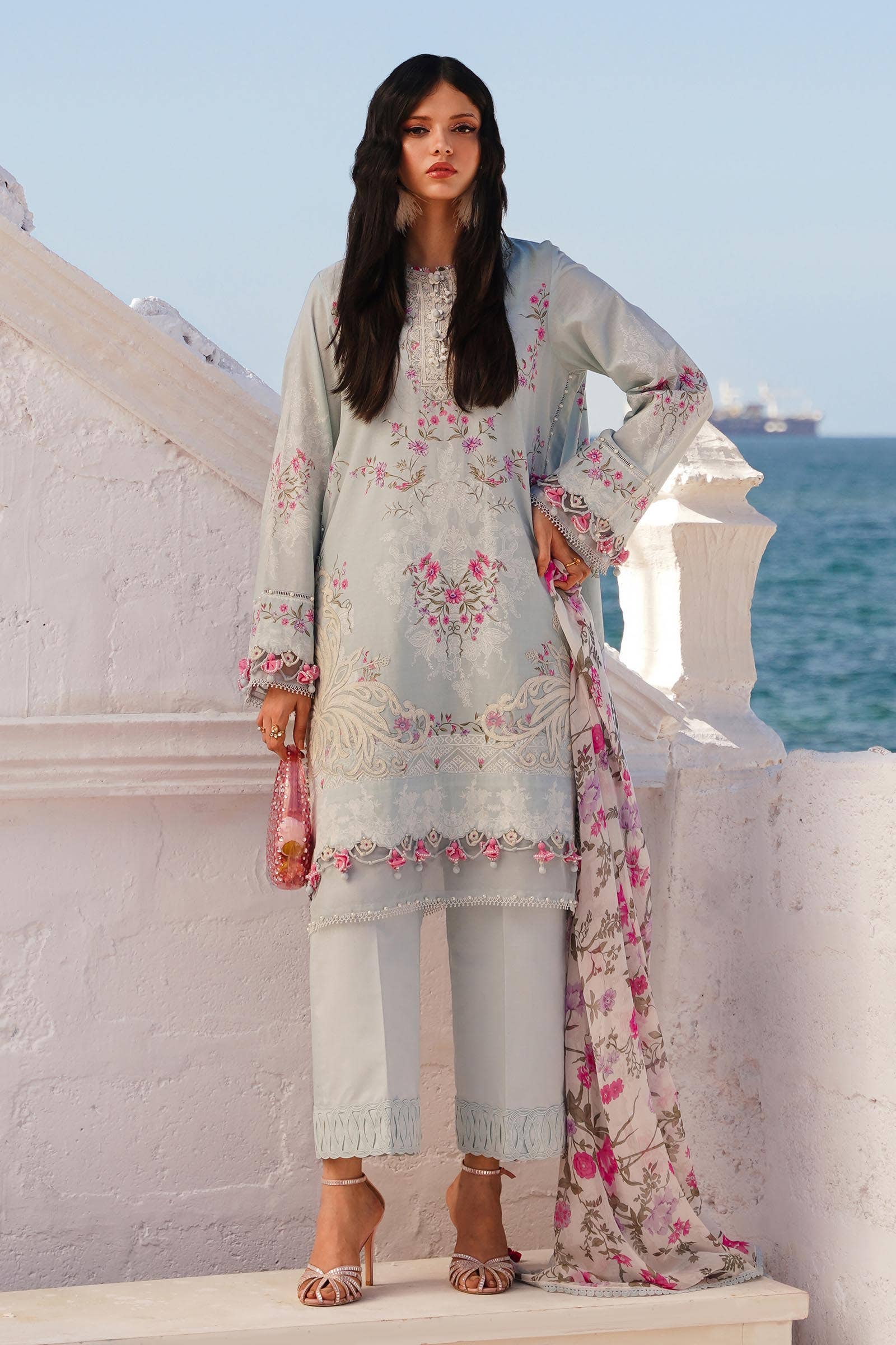 Sana Safinaz | Muzlin Spring 24 | M241-019B-CI - Waniyas