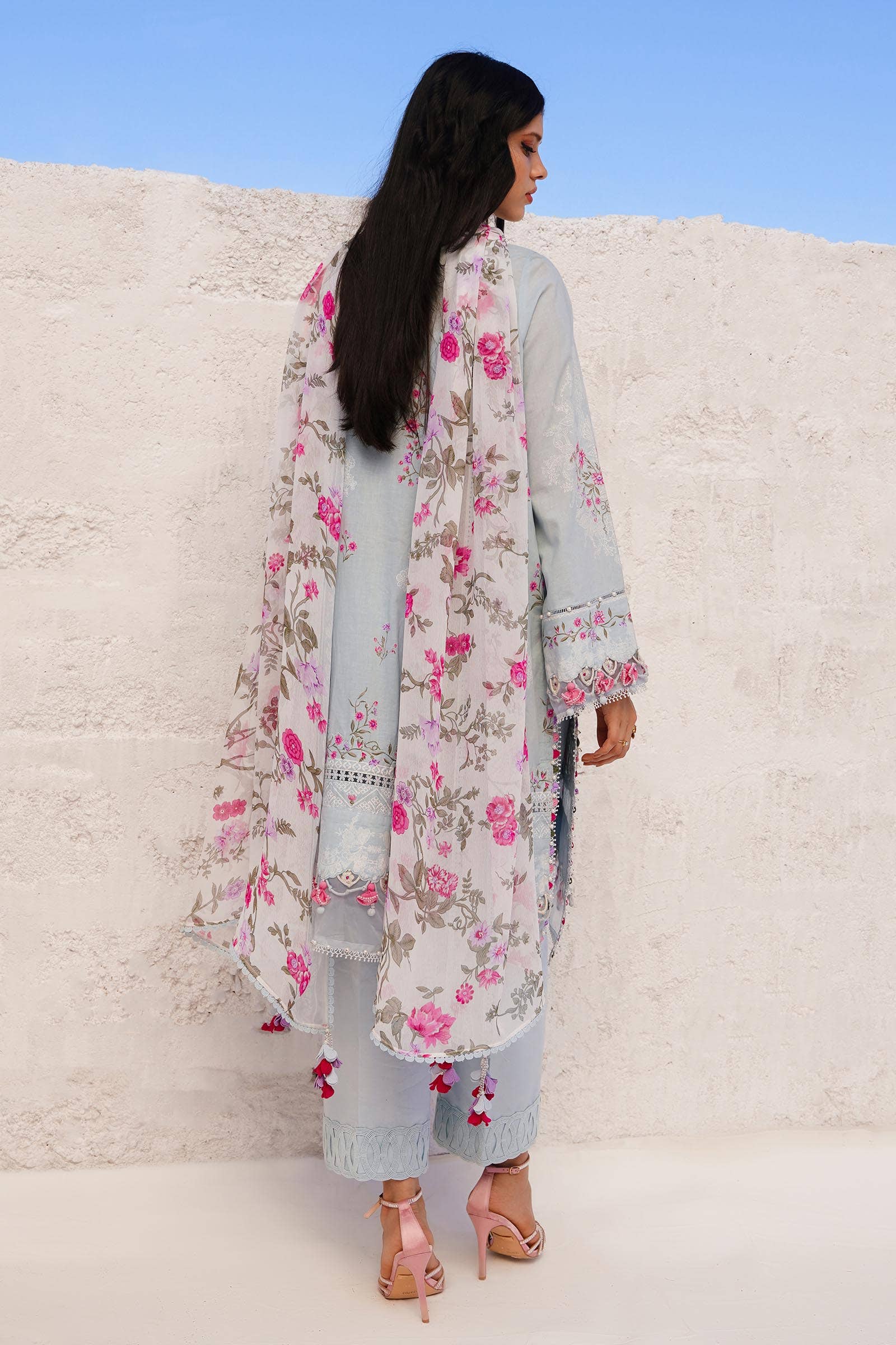 Sana Safinaz | Muzlin Spring 24 | M241-019B-CI - Waniyas