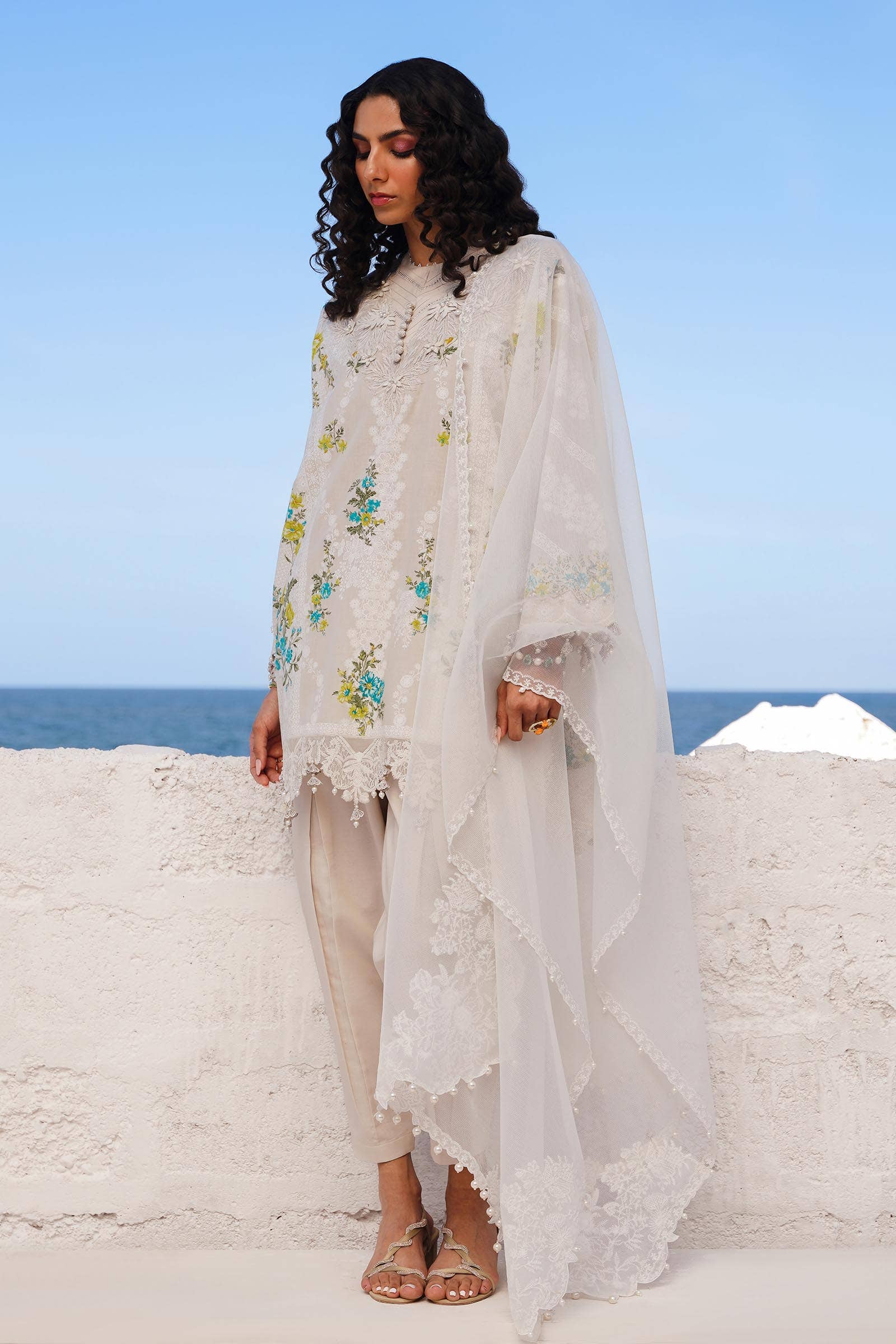 Sana Safinaz | Muzlin Spring 24 | M241-020A-CW - Waniyas