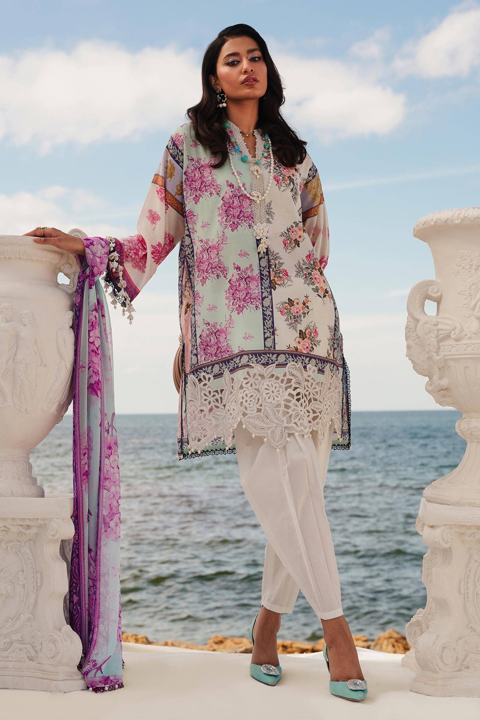 Sana Safinaz | Muzlin Spring 24 | M241-003B-CI - Waniyas