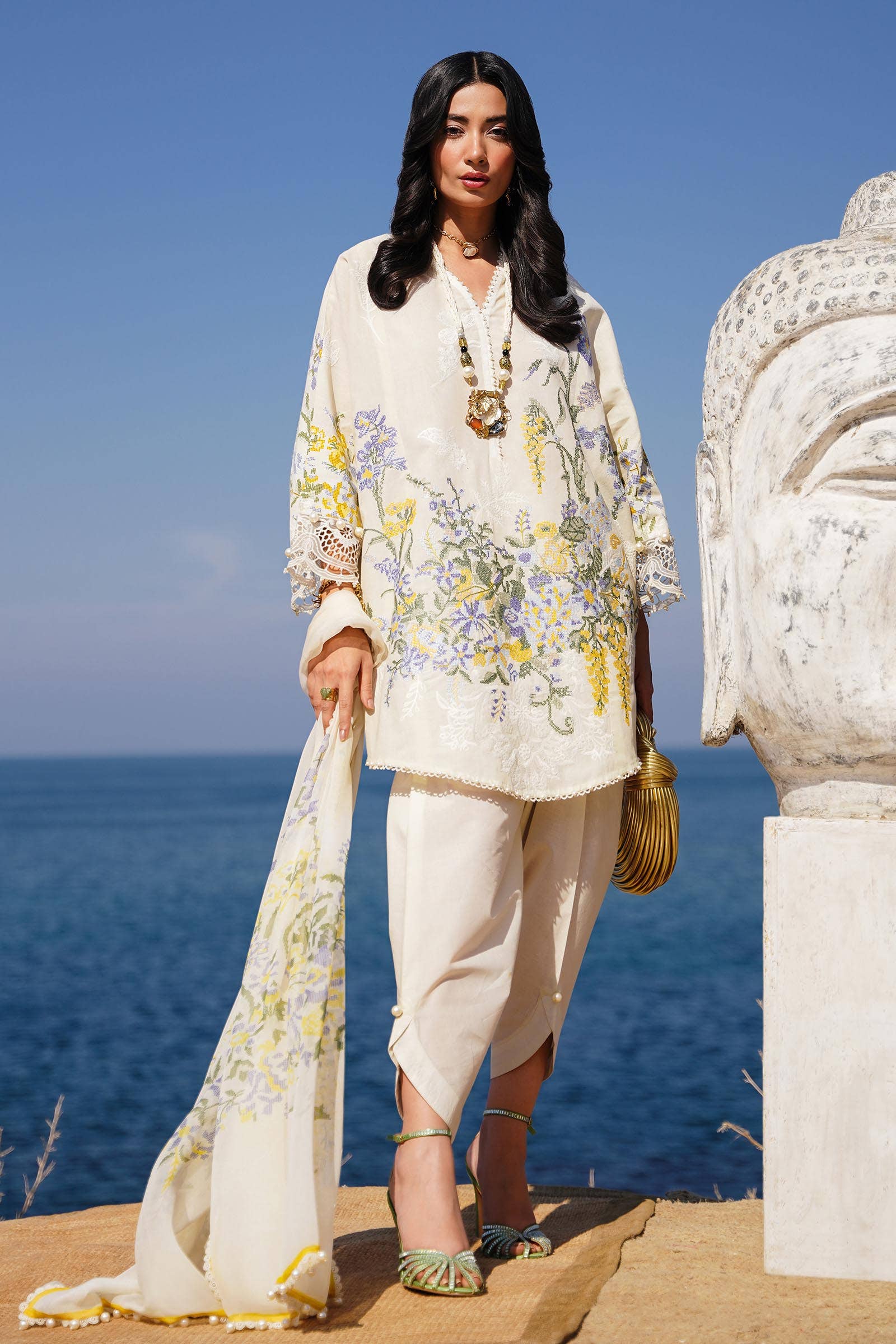 Sana Safinaz | Muzlin Spring 24 | M241-006A-CJ - Waniyas