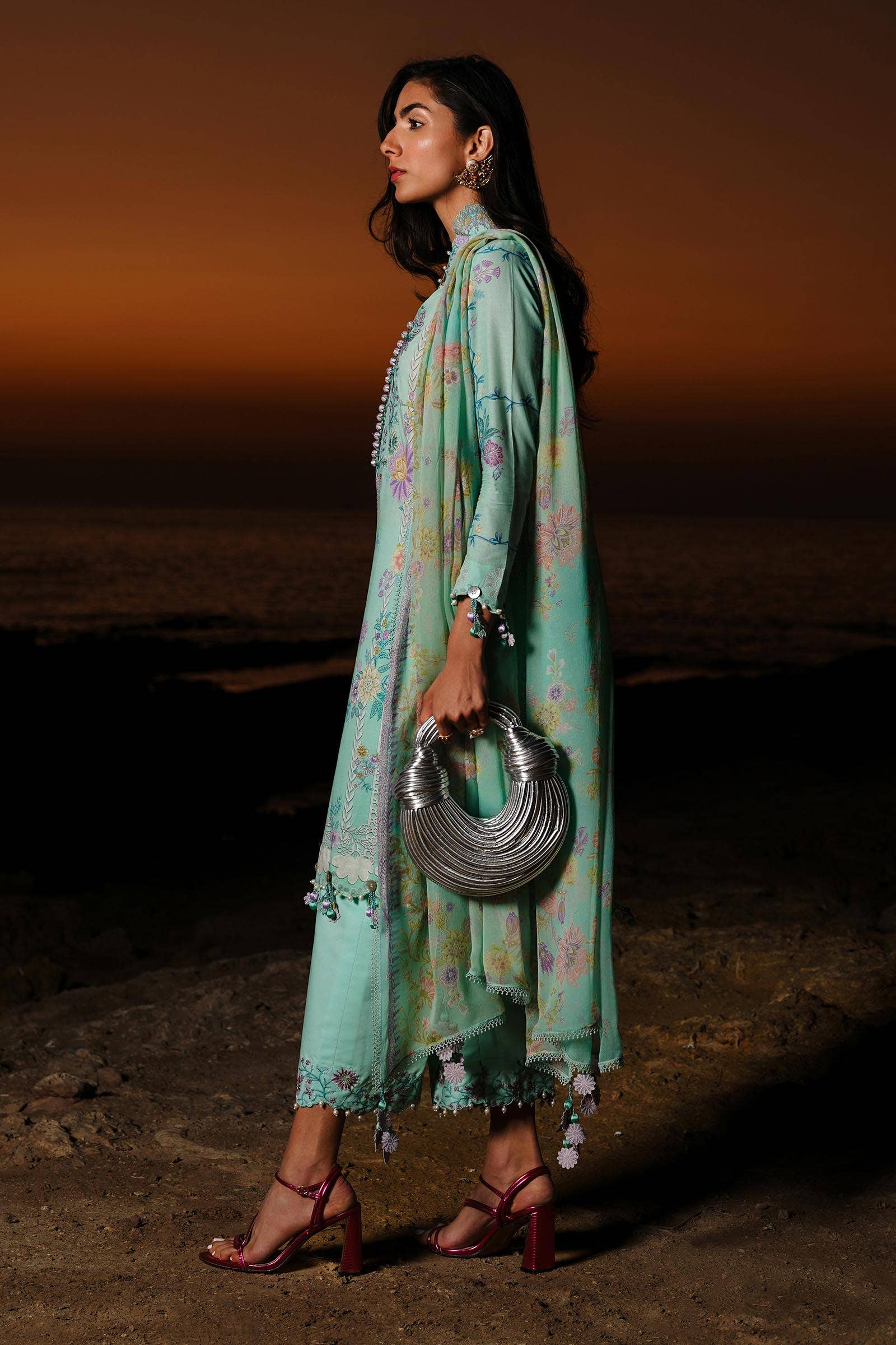 Sana Safinaz | Muzlin Spring 24 | M241-008B-CI - Waniyas