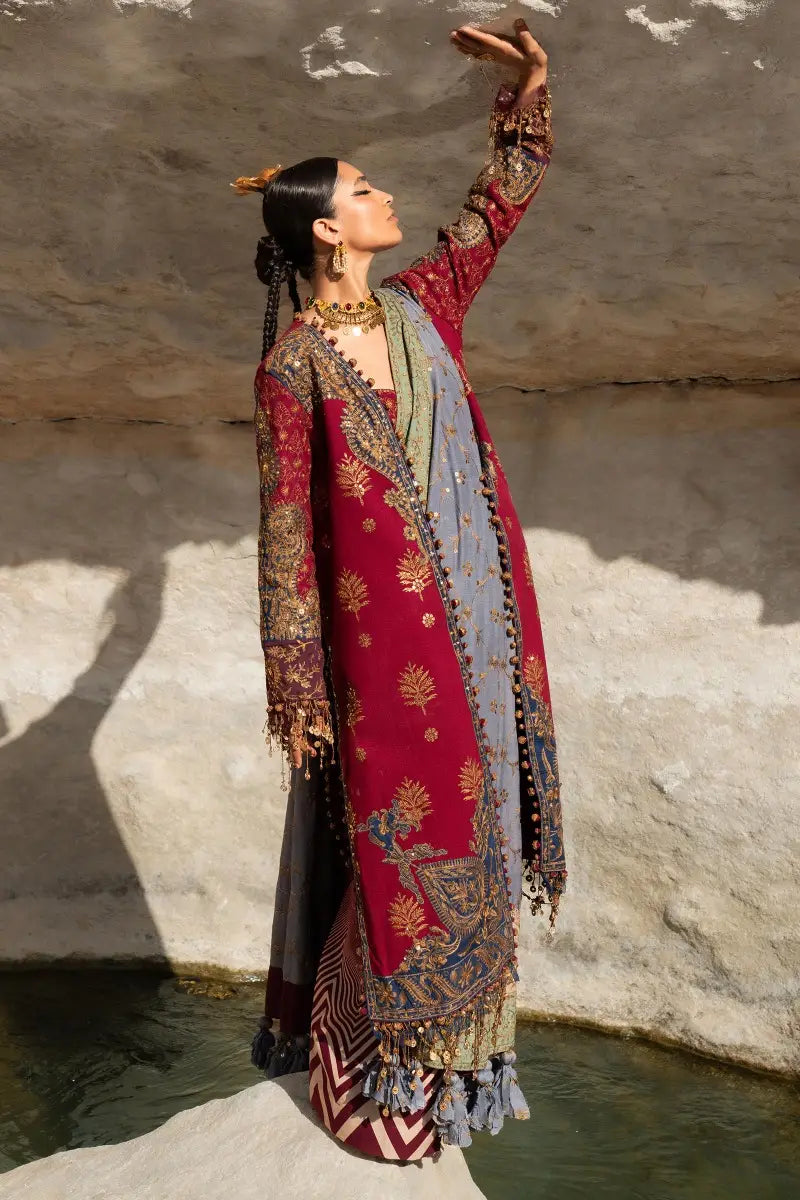 Sana Safinaz | Winter Luxury 23 | S231-003B-CP - Waniyas